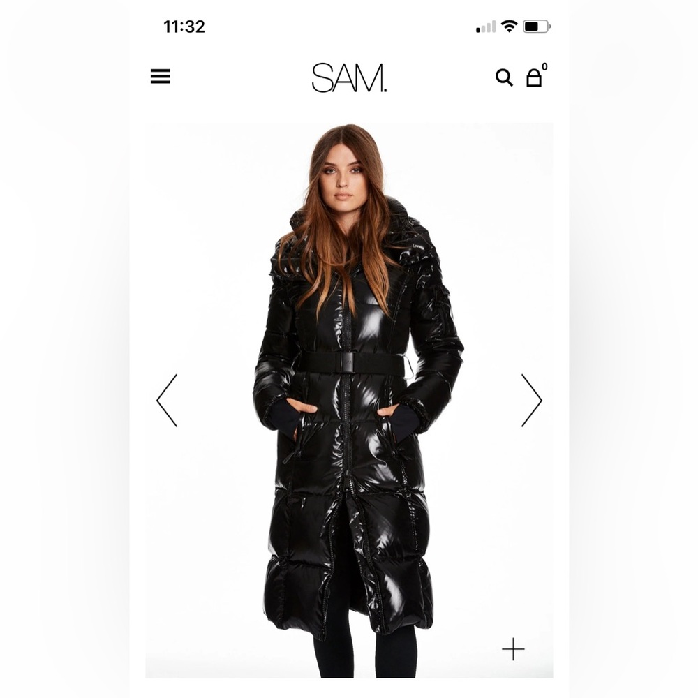 Sam. Long Noho hooded jacket